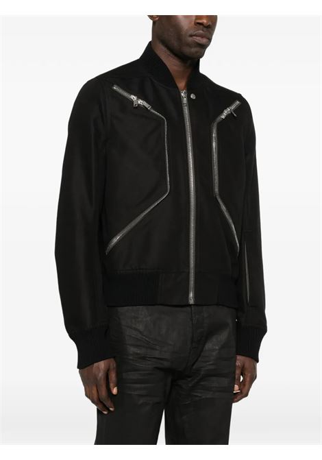 heizer flicght jacket man black RICK OWENS | RU01F2790 CDU09